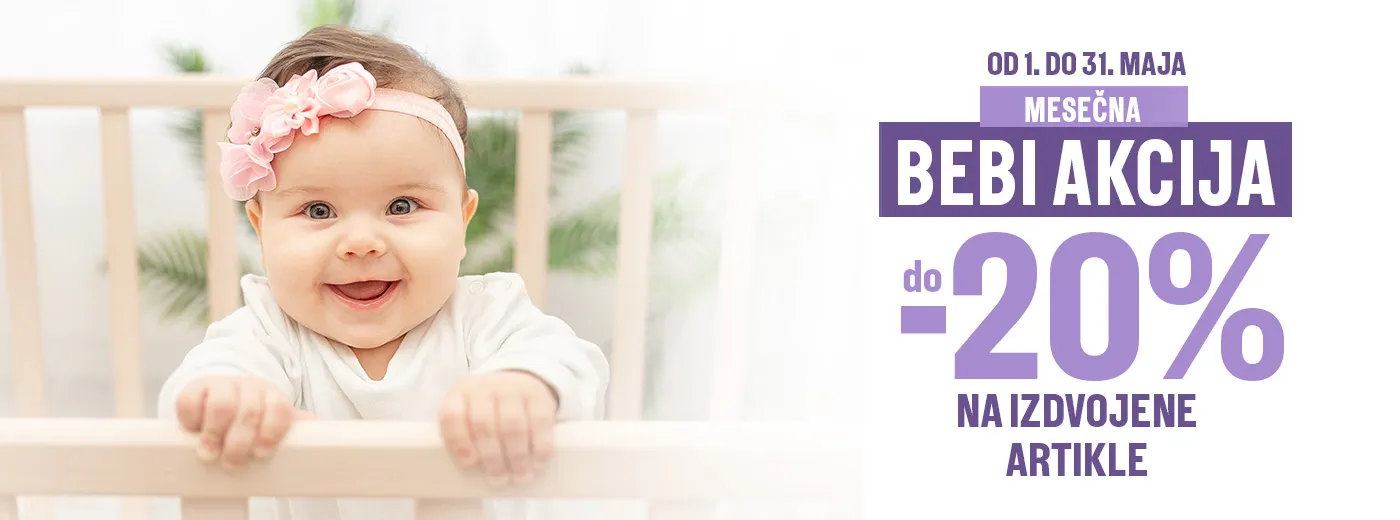 Baby mesečna akcija maj