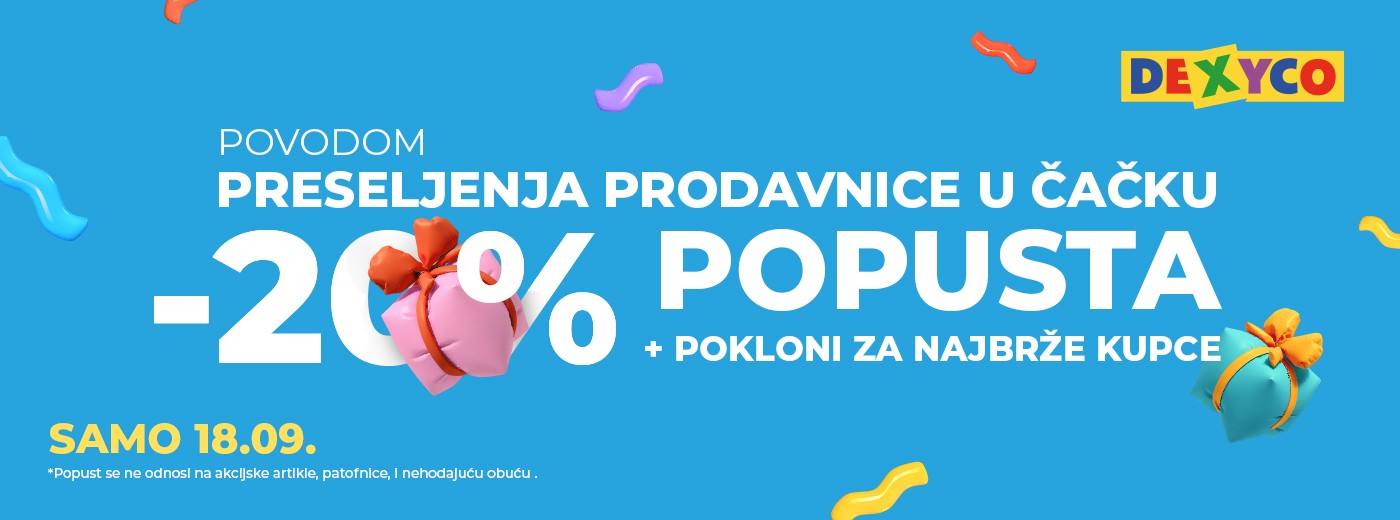 Nova Dexyco prodavnica u Čačku