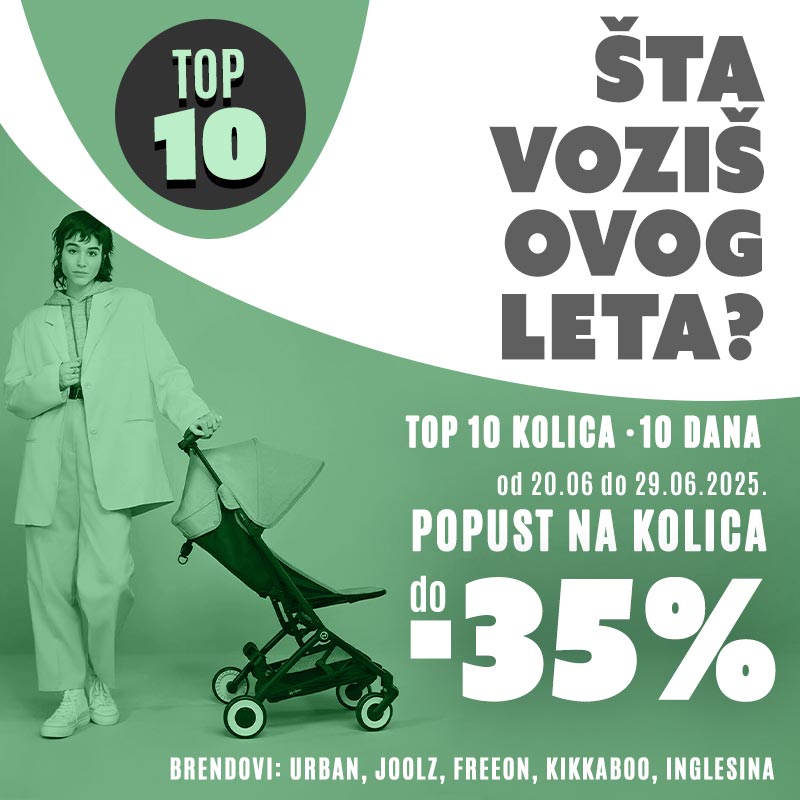 TOP 10 KOLICA