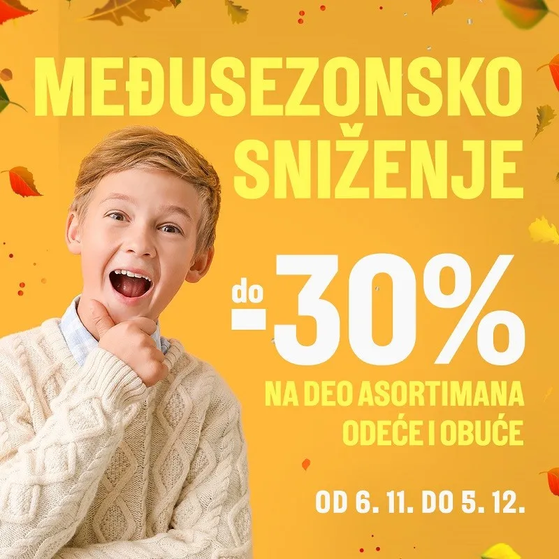 Međusezonsko sniženje - odeća i obuća