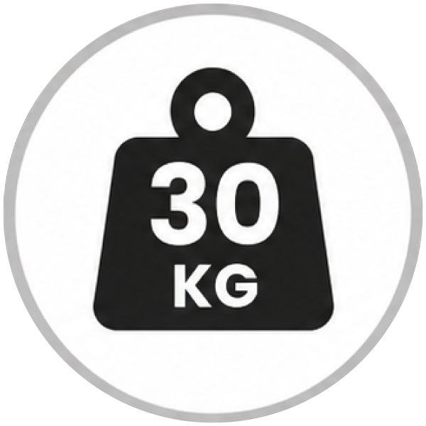 Nosivost do 30 kilograma