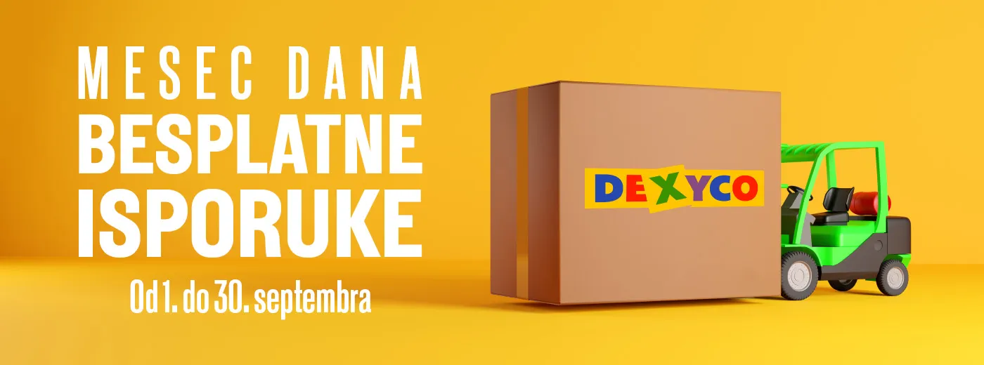 Besplatna dostava u mesecu septembru!