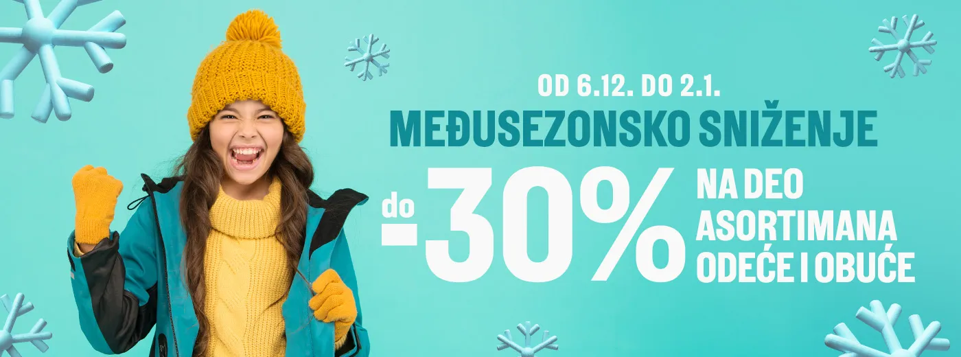 Međusezonsko sniženje odeće i obuće