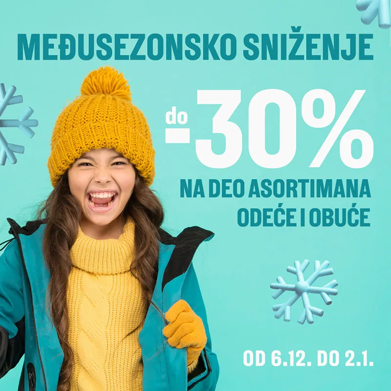 Međusezonsko sniženje odeće i obuće