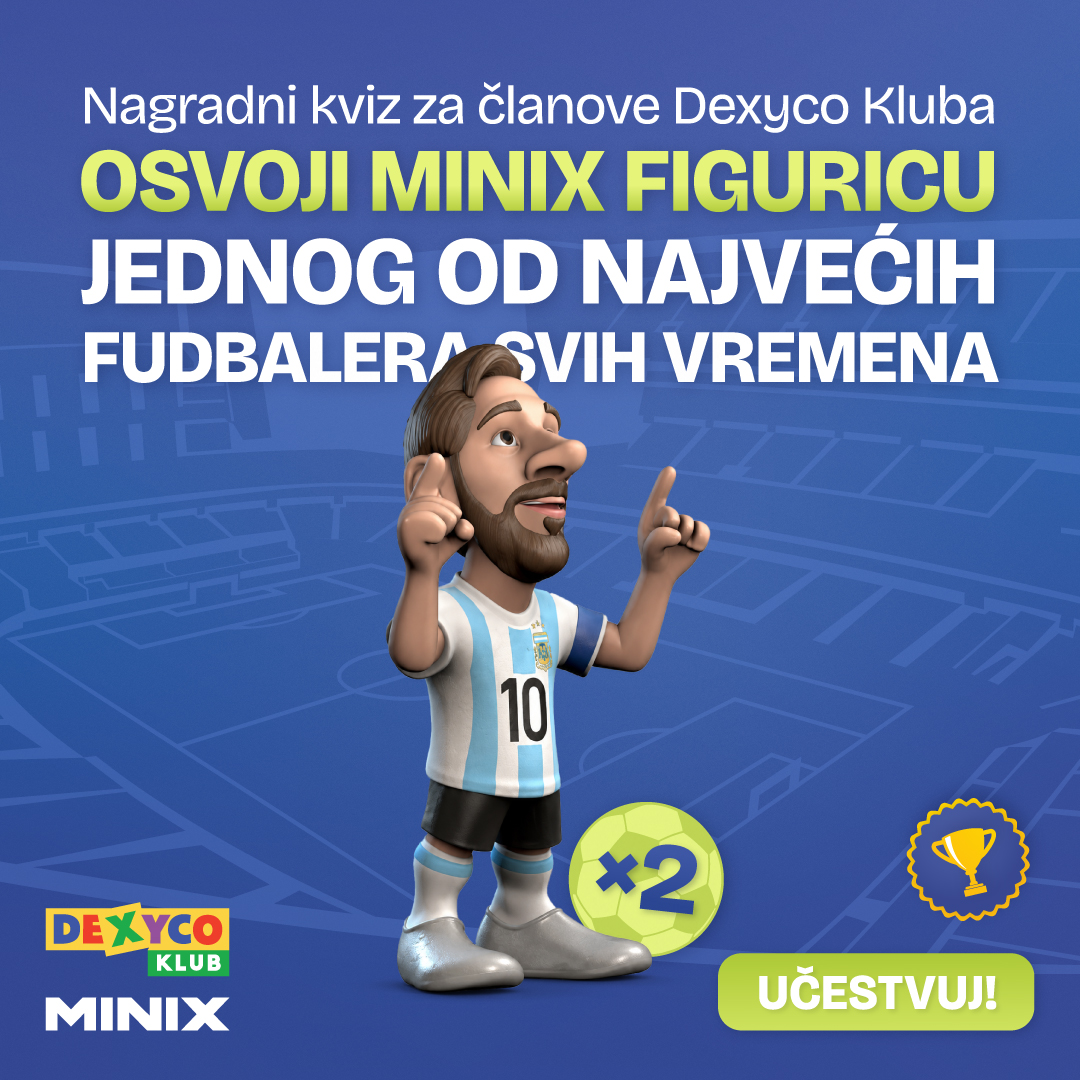 Nagradni kviz za članove - Minix Mesi figurice