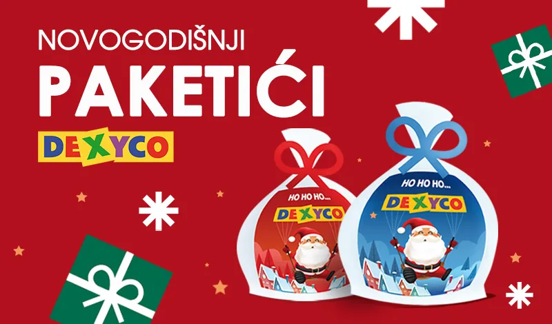 Novogodišnji DEXYCO paketići