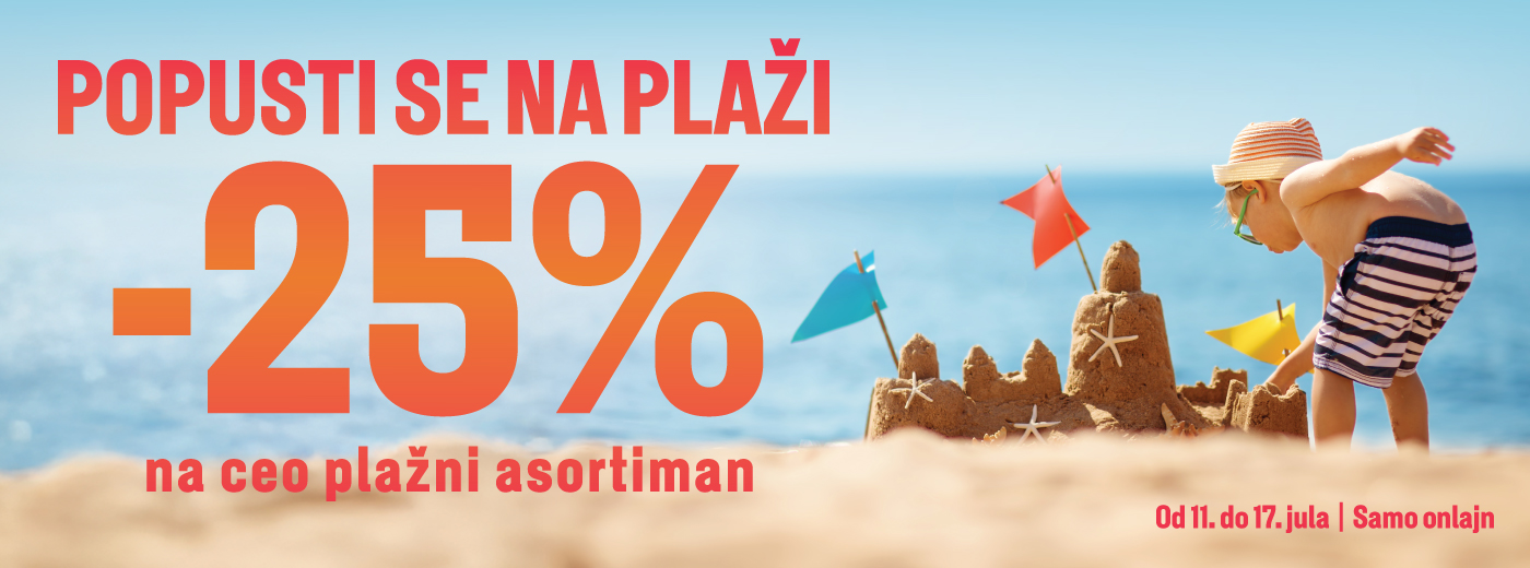 Popusti se na plaži