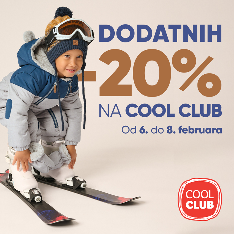 Dodatinih 20% na Cool Club