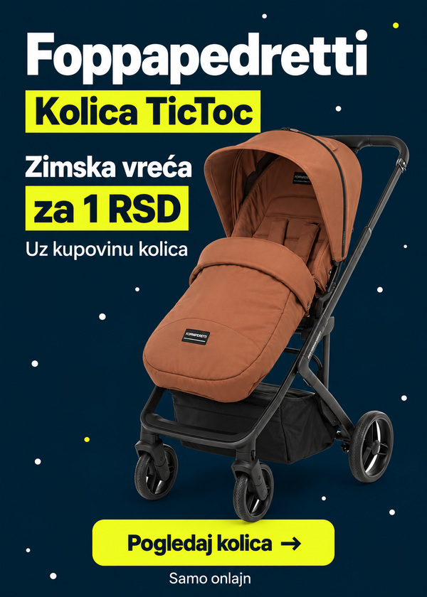 Foppapedretti kolica — uz kupovinu kolica, zimska vreća za 1 RSD. Pogledaj kolica.