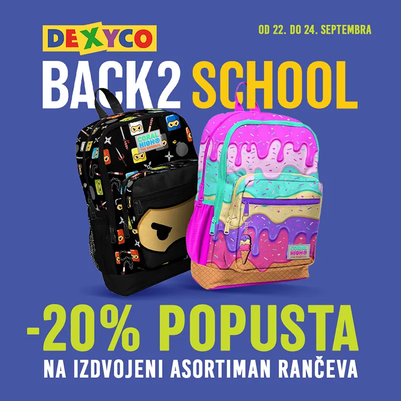 Akcija -20% na odabrane rančeve