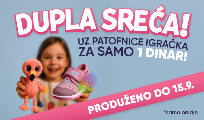 Uz patofnice – igračka za 1 dinar!