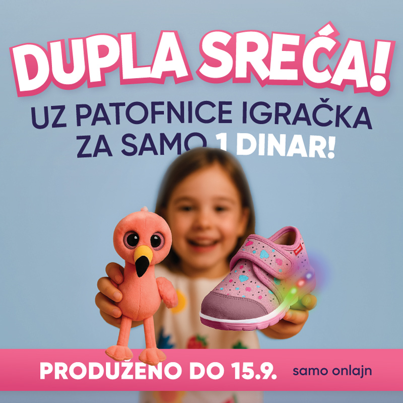 Uz patofnice – igračka za 1 dinar!