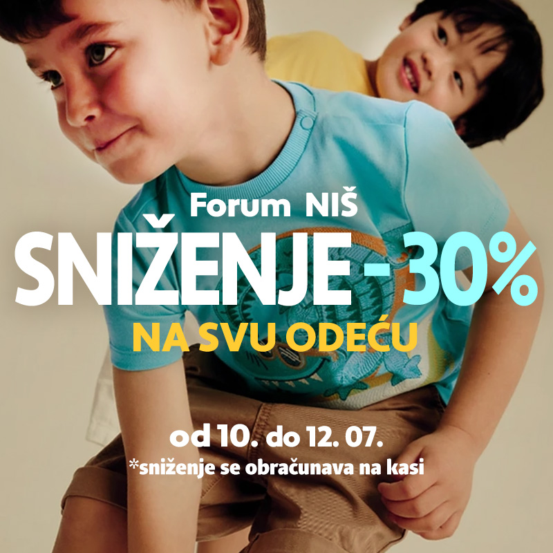 Akcija odeće Forum Niš