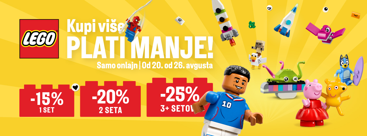 Lego kupi više plati manje