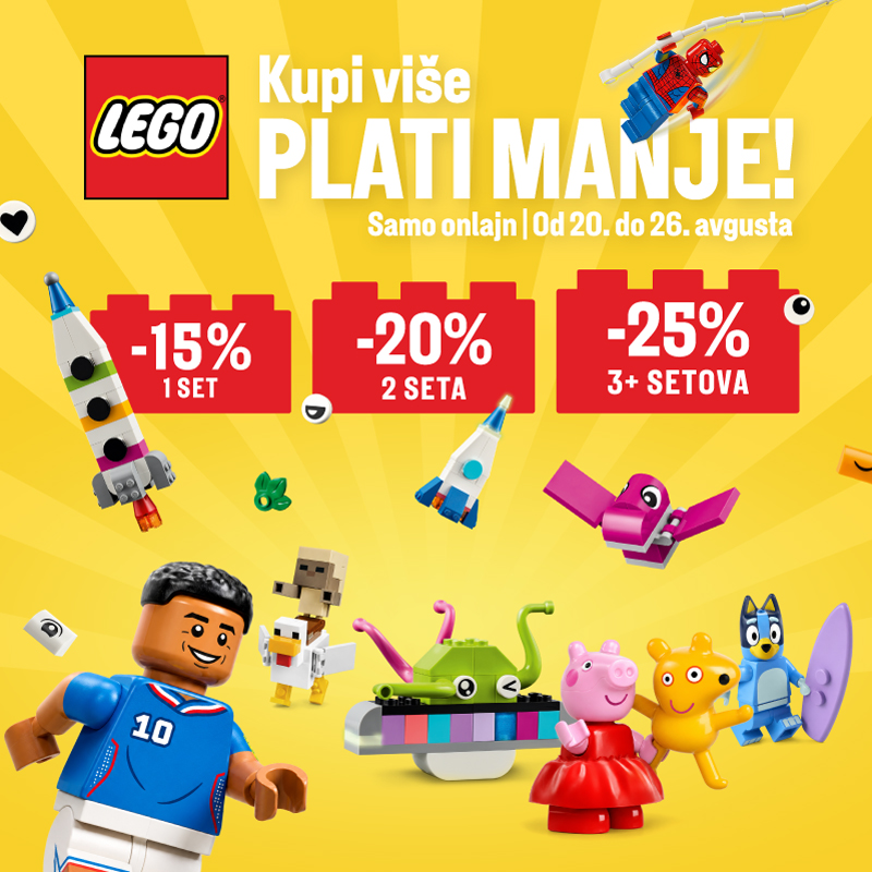 Lego kupi više plati manje