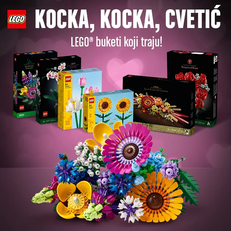 Lego cveće i buketi