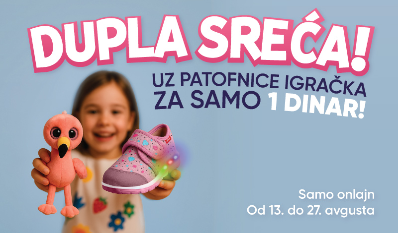 Uz patofnice – igračka za 1 dinar!