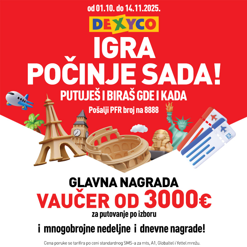 Dexyco nagradna igra
