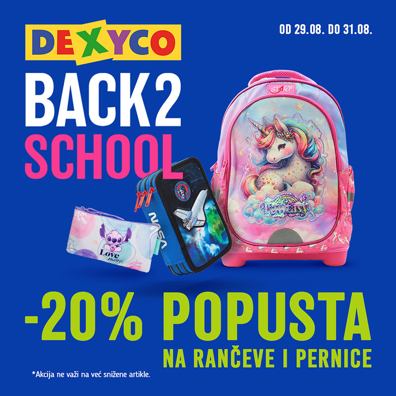 Vikend akcija rančeva i pernica