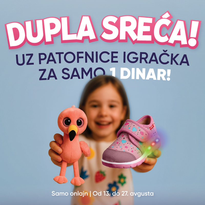 Uz patofnice – igračka za 1 dinar!