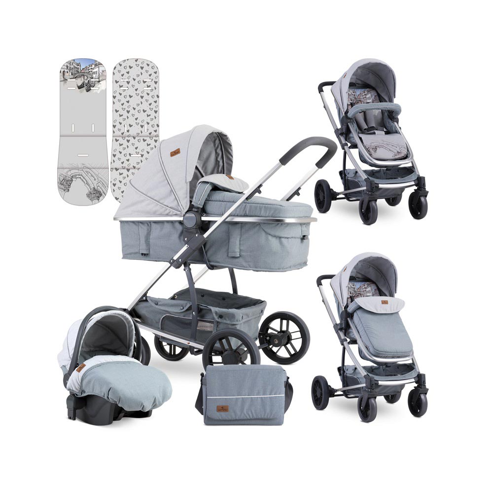 LORELLI KOLICA S500 SET GREY VENICE Dexy Co Kids prodavnice