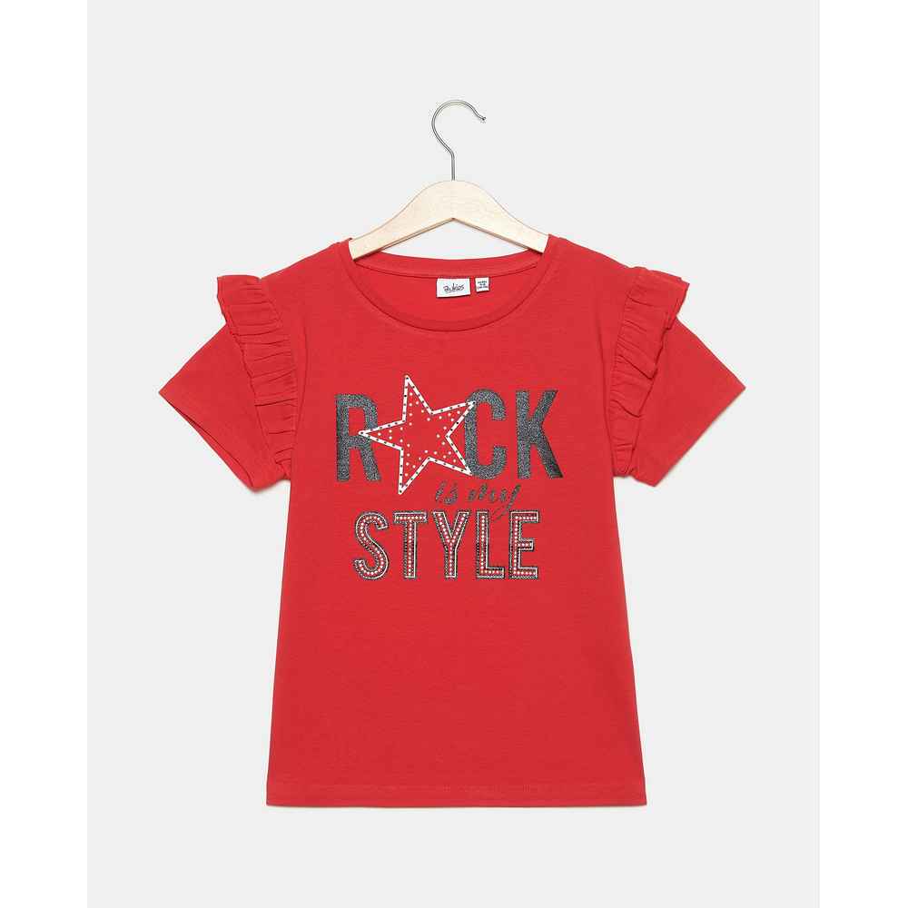 BLUKIDS MAJICA KRATAK RUKAV T-SHIRT S/S MARS RED