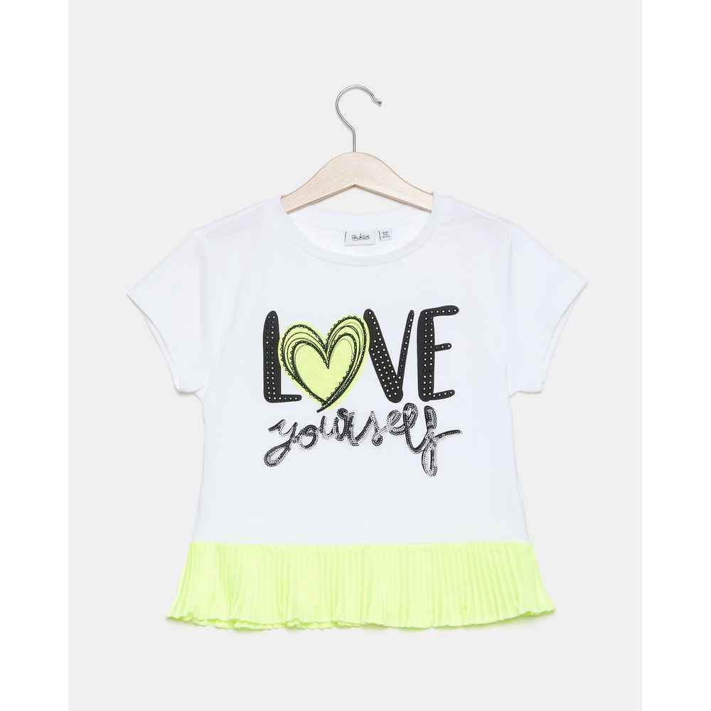 BLUKIDS MAJICA KRATAK RUKAV T-SHIRT BRIGHT WHITE