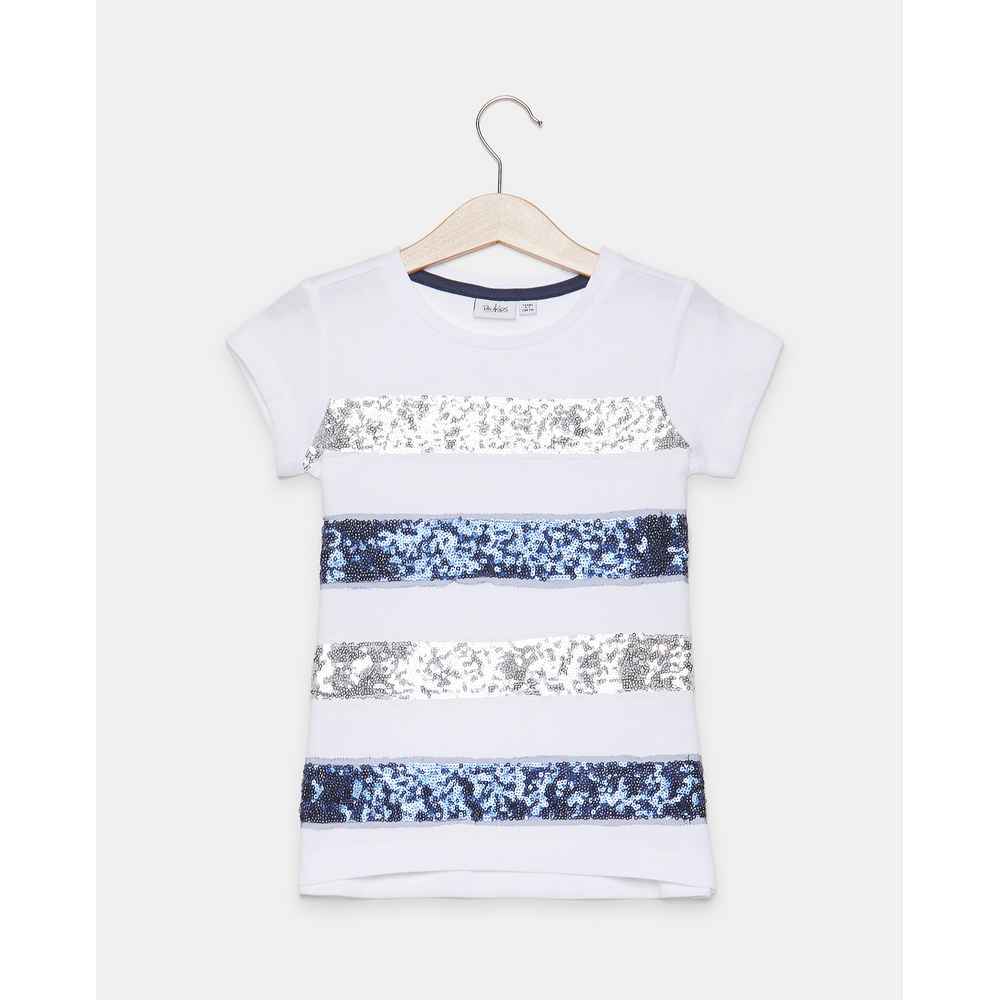 BLUKIDS MAJICA KRATAK RUKAV T-SHIRT S/S BRIGHT WHITE