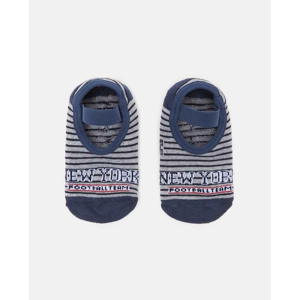 BLUKIDS CARAPE ANTISLIP BOY GRE MELANGE