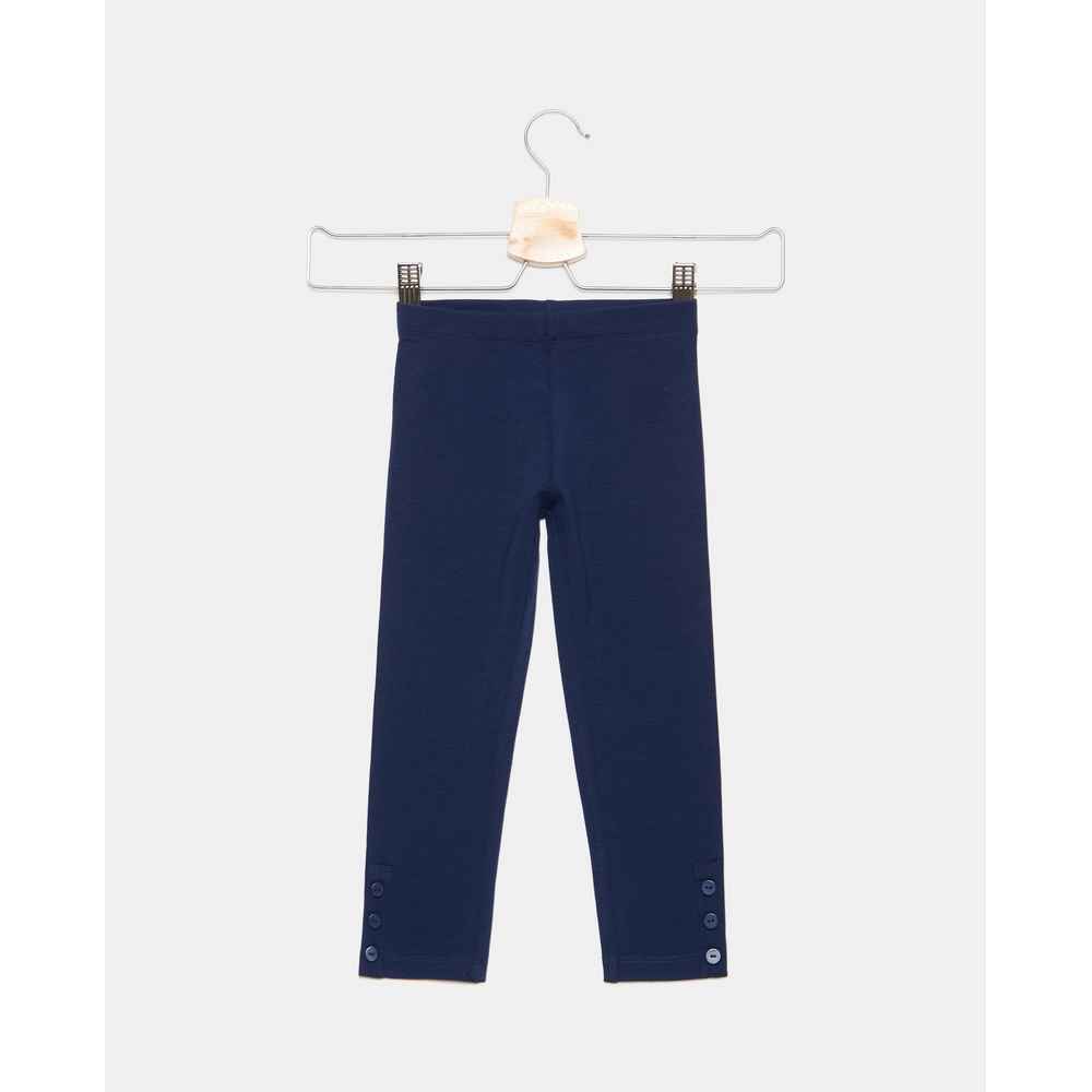 BLUKIDS HELANKE LEGGINGS SOLID ESTATE BLUE