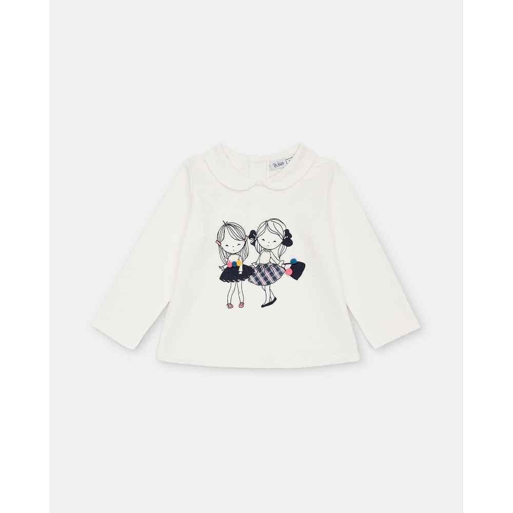 BLUKIDS MAJICA DUG RUKAV TSHIRT CLOUD DANCER