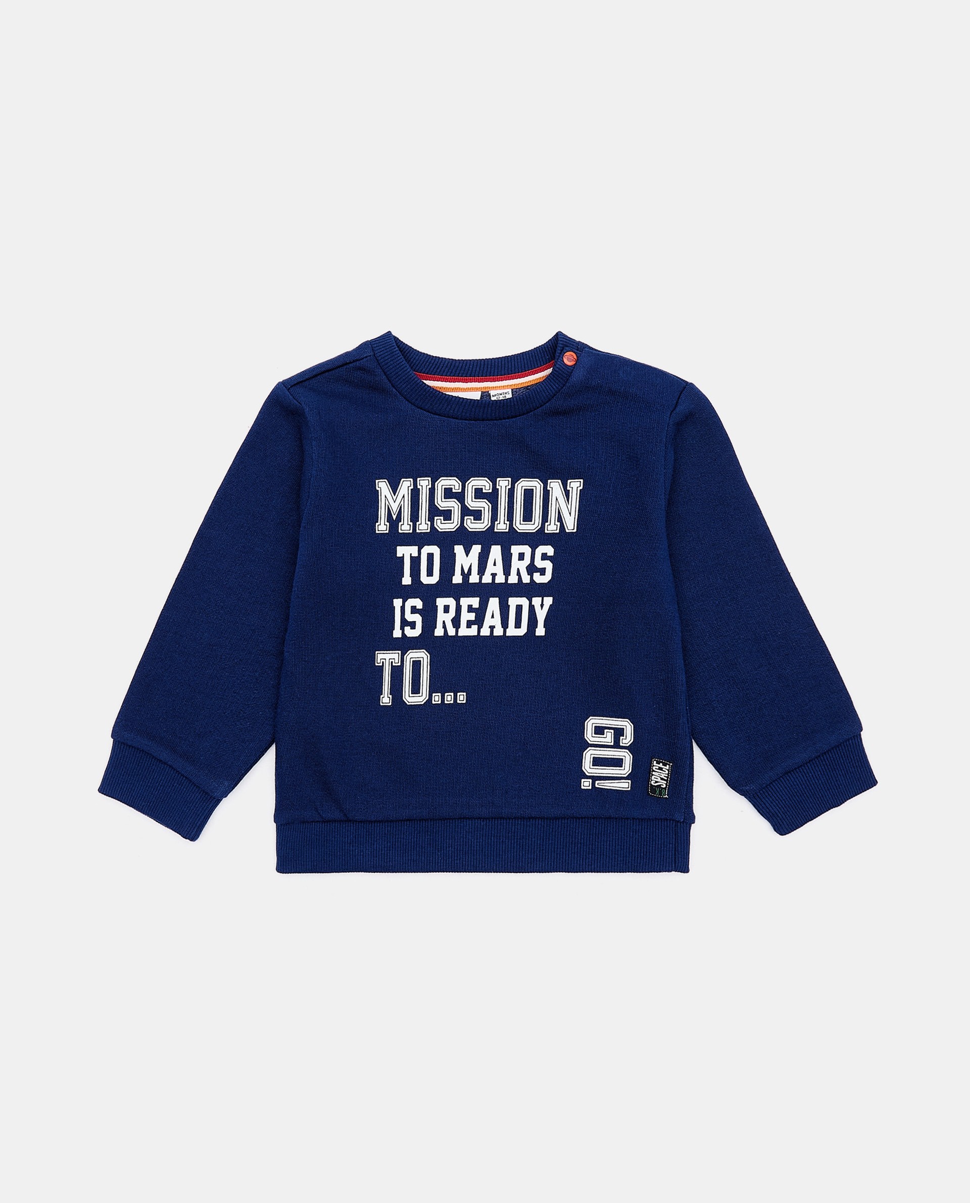 BLUKIDS DUKSERICA SWEATSHIRT NAUTICAL BLUE