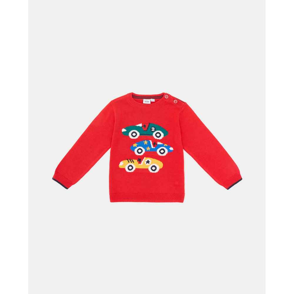 BLUKIDS DZEMPER TRICOT HIGH RISK RED
