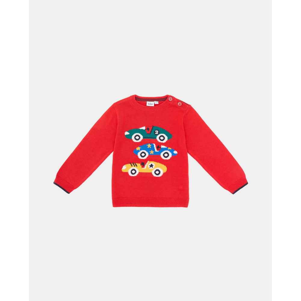 BLUKIDS DZEMPER TRICOT HIGH RISK RED 