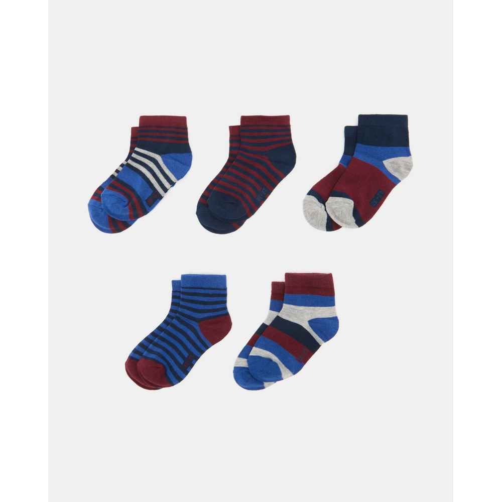 BLUKIDS CARAPE PK 5 SHORT AOP BOY. BLUE/RED 