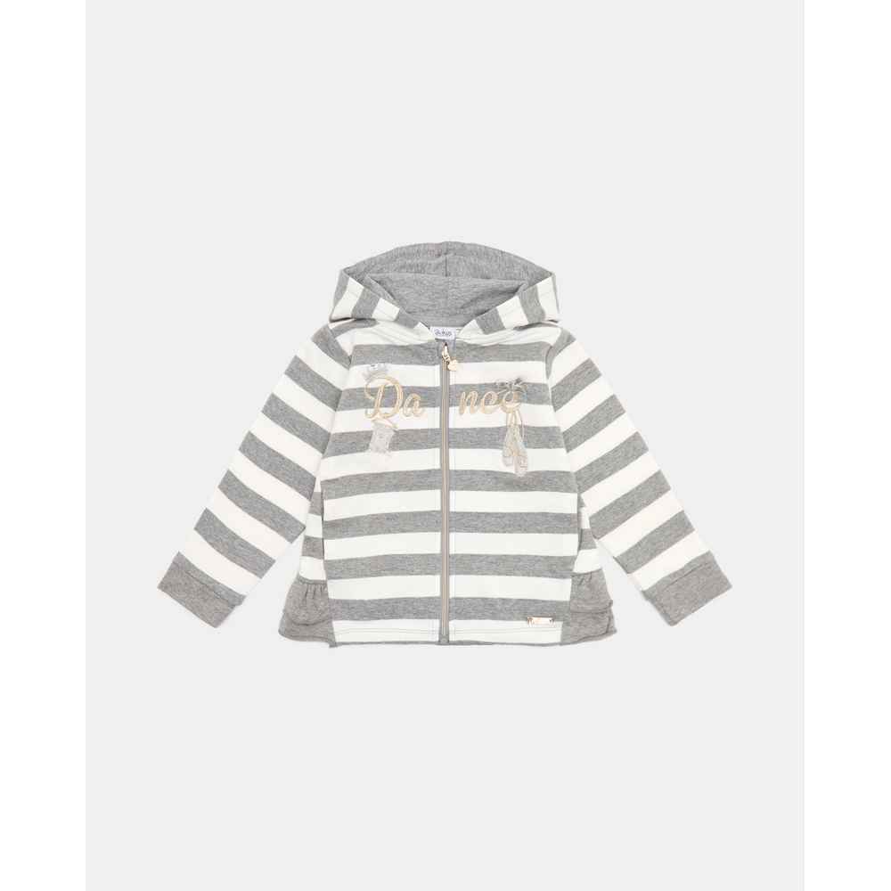 BLUKIDS DUKSERICA Y/D FULL ZIP MEDIUM GREY MELANGE