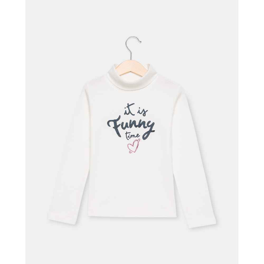 BLUKIDS MAJICA DUG RUKAV T-SHIRT L/S SNOW WHITE