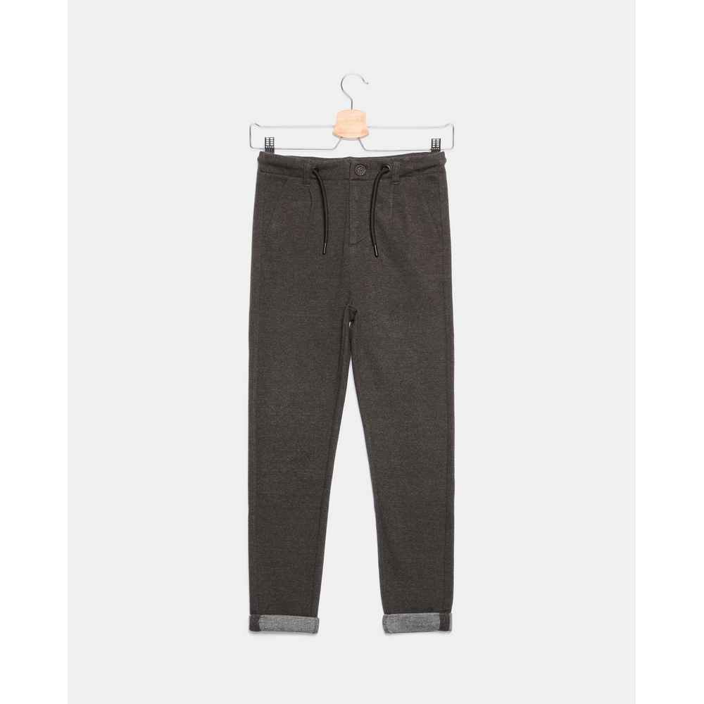 BLUKIDS PANTALONE PANTS DARK GREY MELANGE