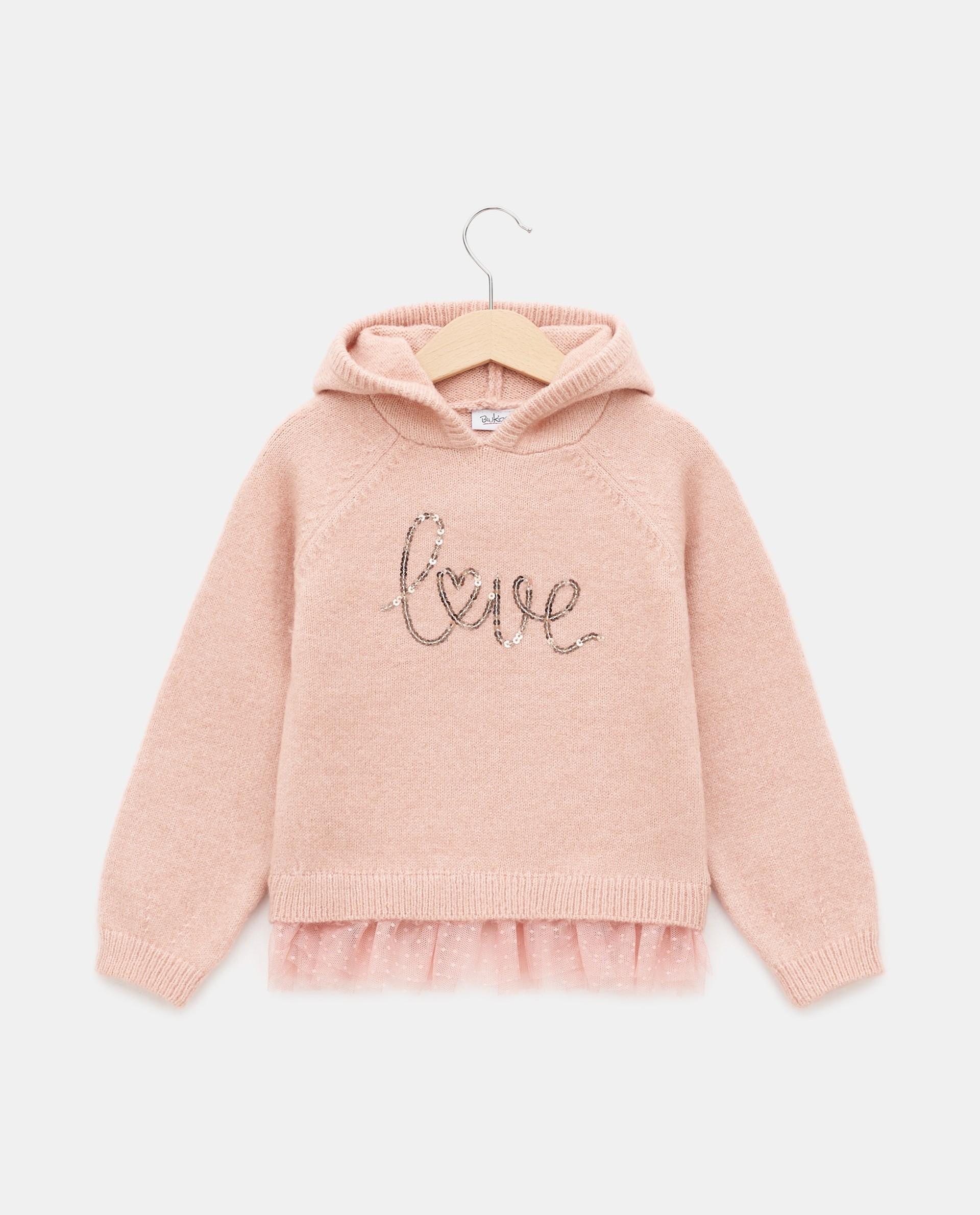 BLUKIDS DZEMPER JUMPER ROSE SMOKE
