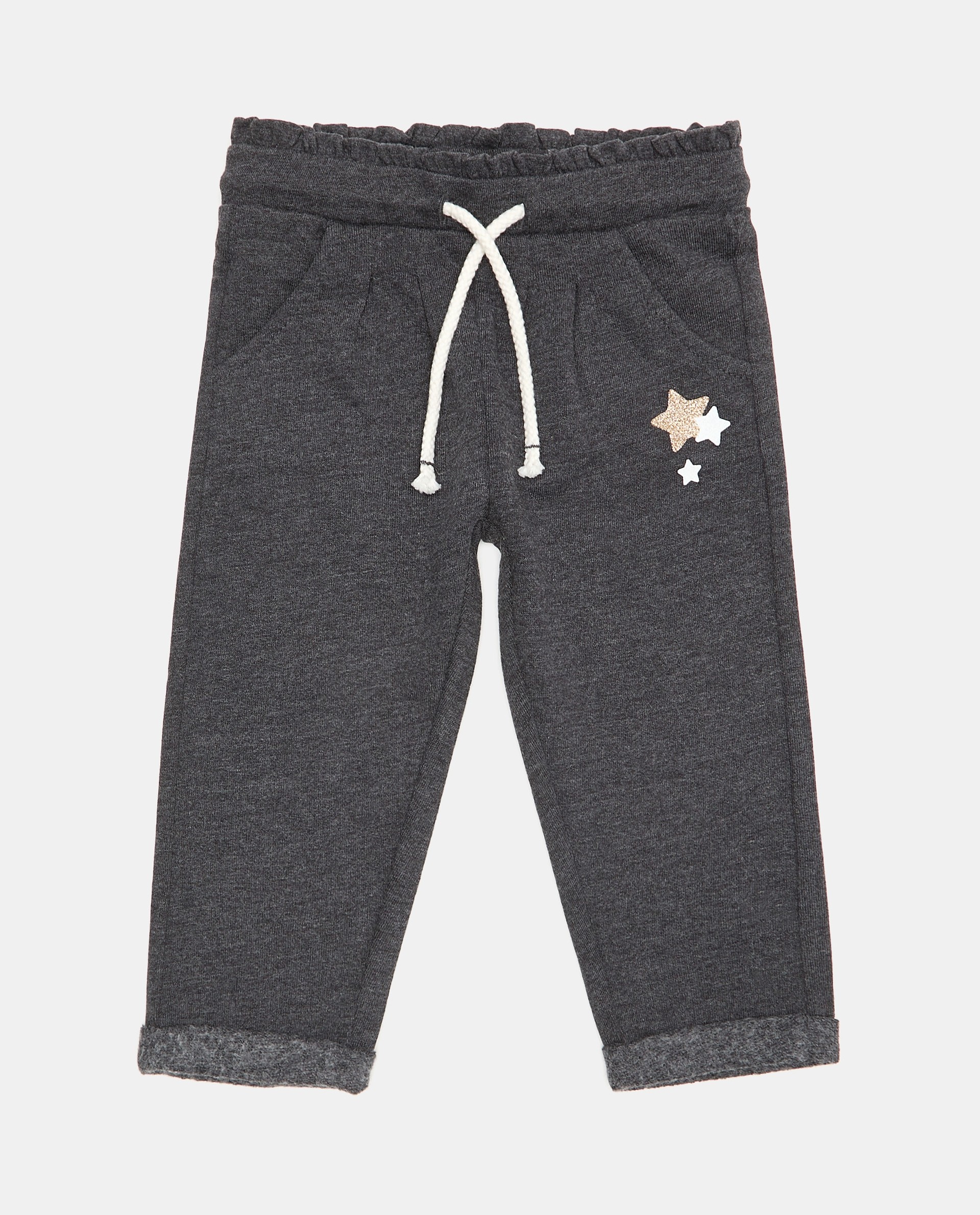 BLUKIDS PANTALONE PANT DARK GREY MELANGE