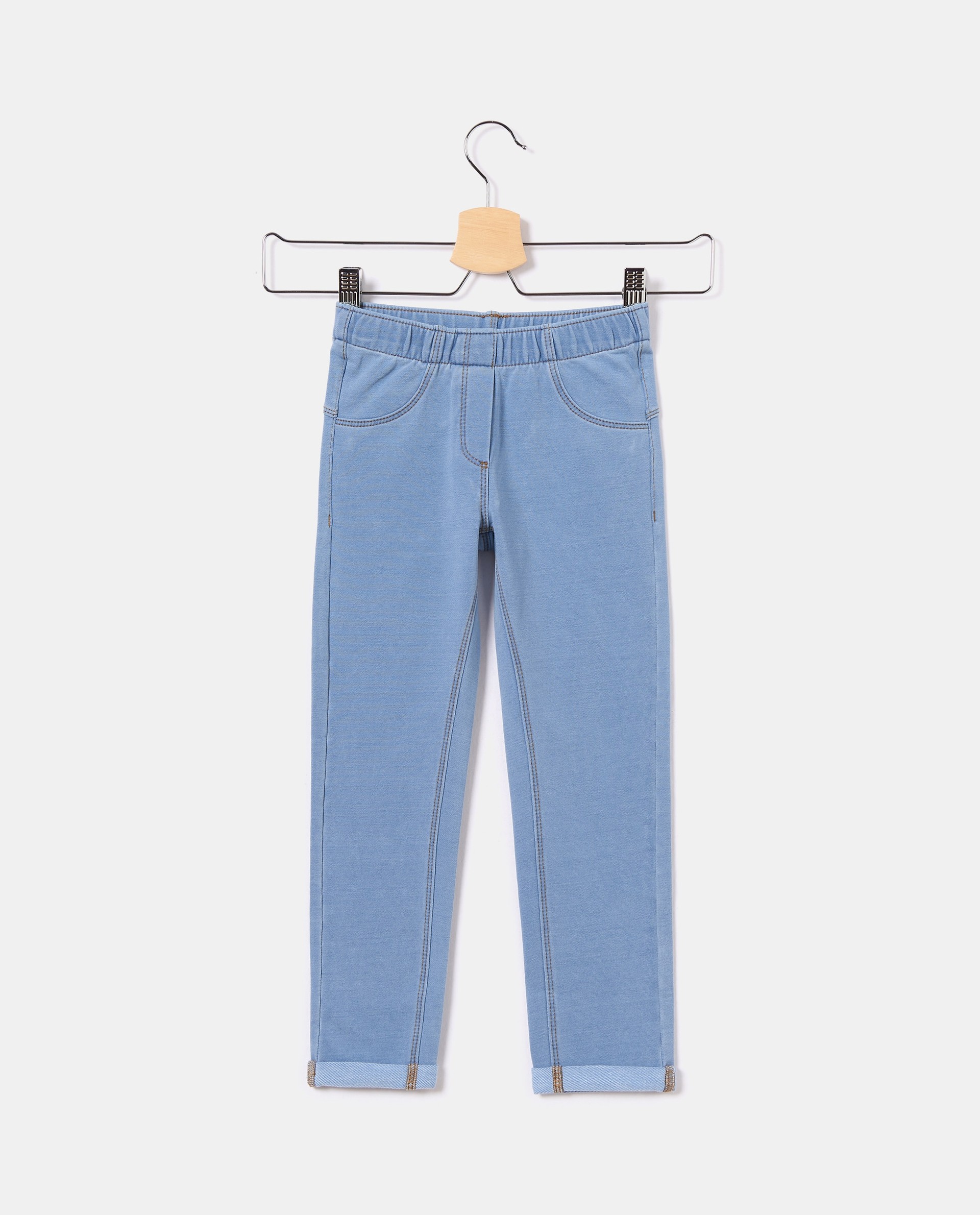 BLUKIDS FARMERKE DENIM F/TERRY SOLID 