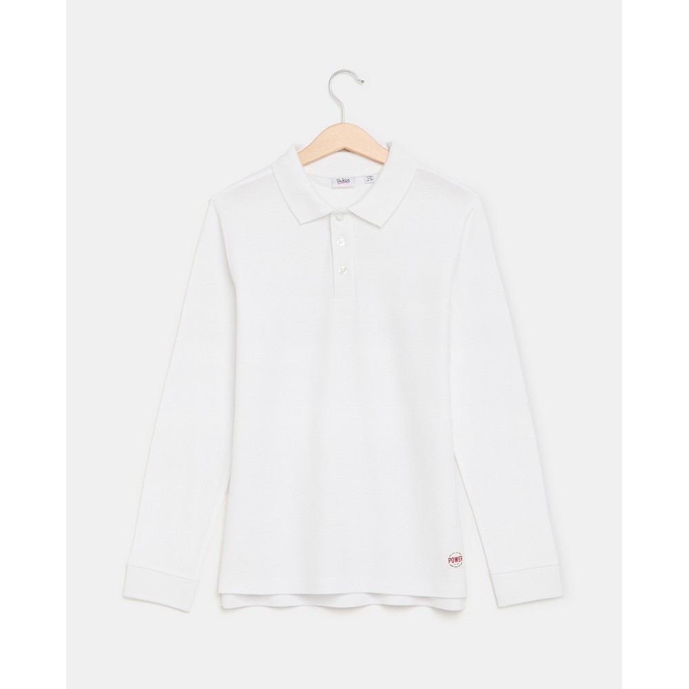 BLUKIDS MAJICA POLO DUG RUKAV BRIGHT WHITE 