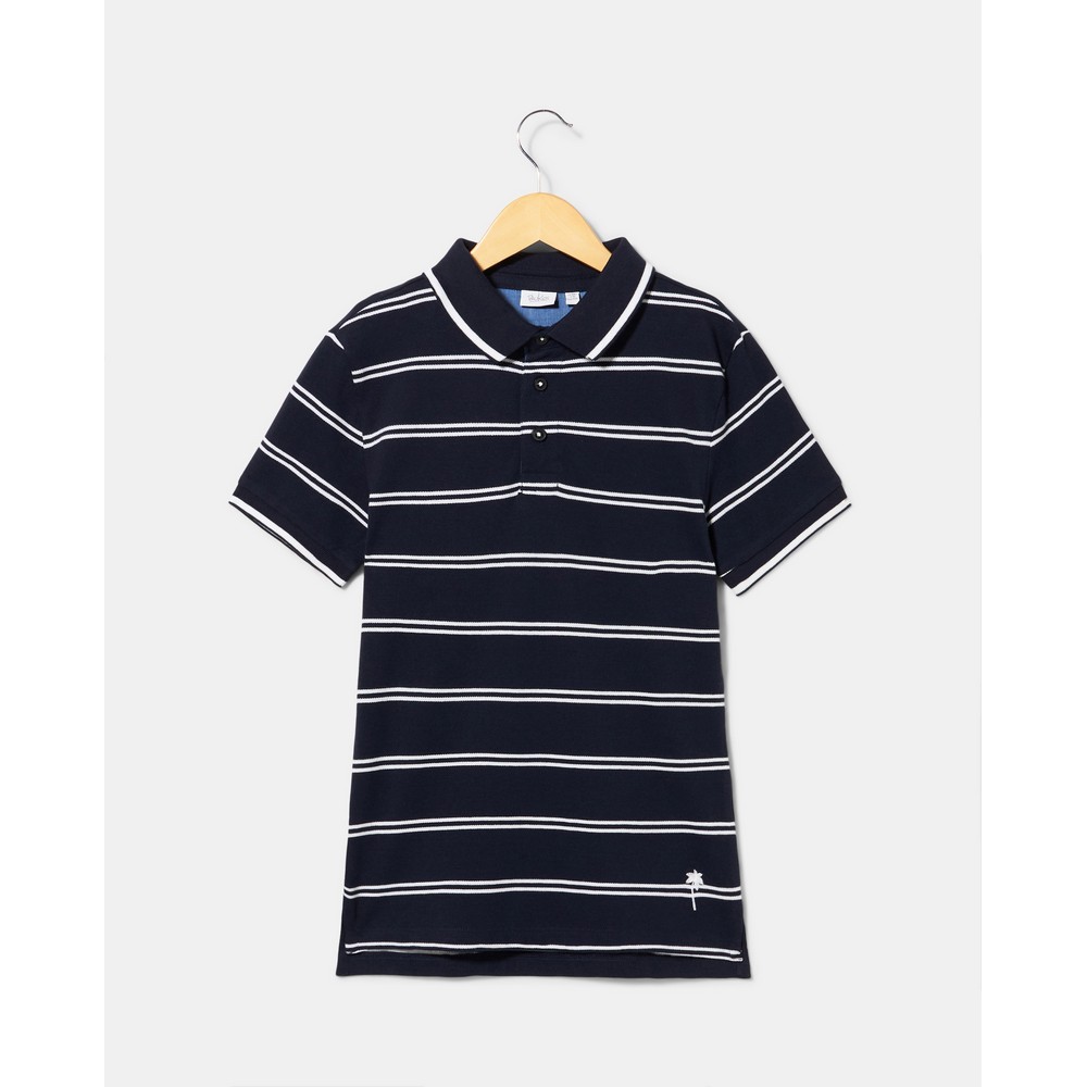 BLUKIDS MAJICA POLO KRATAK RUKAV PEACOAT