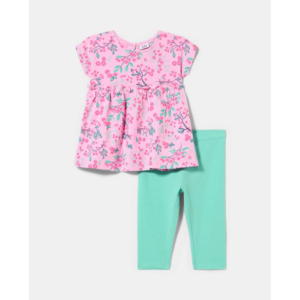 BLUKIDS MAJICA KRATAK RUKAV I HELANKE OPAL