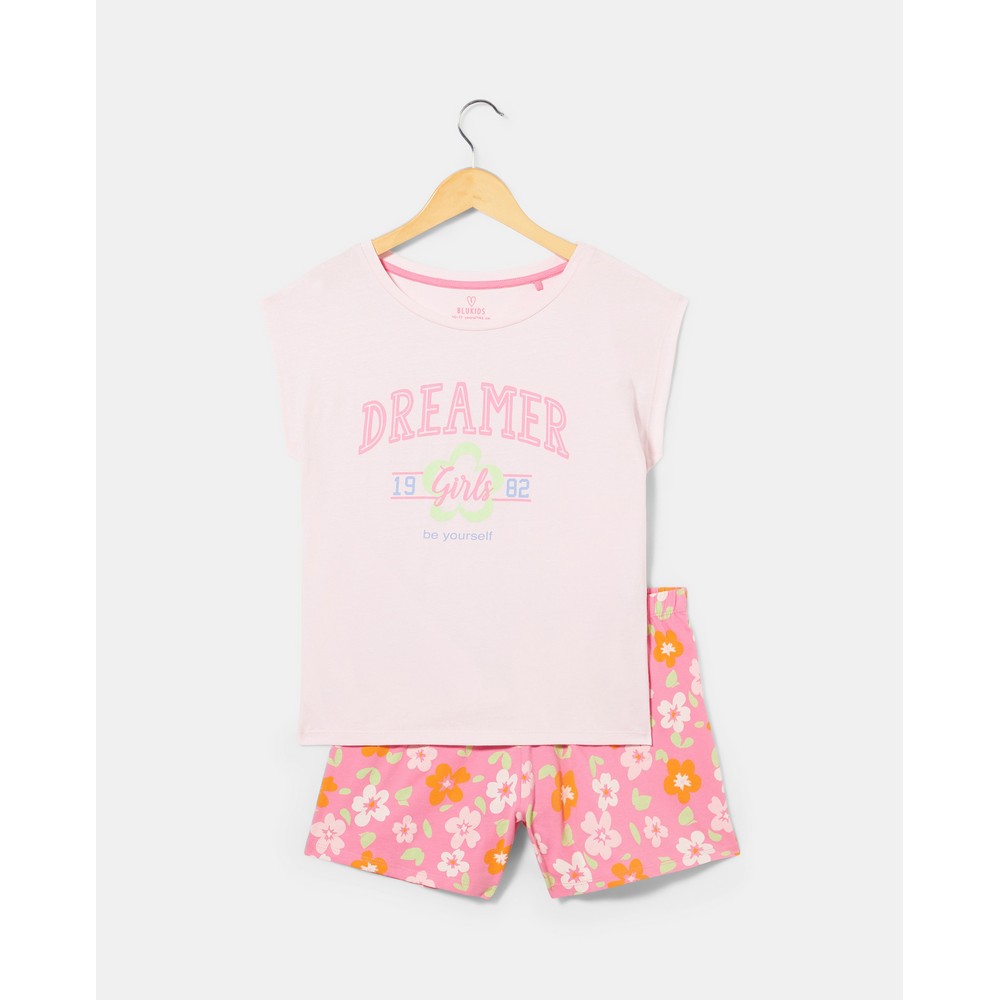 BLUKIDS PIDZAMA HEAVENLY PINK