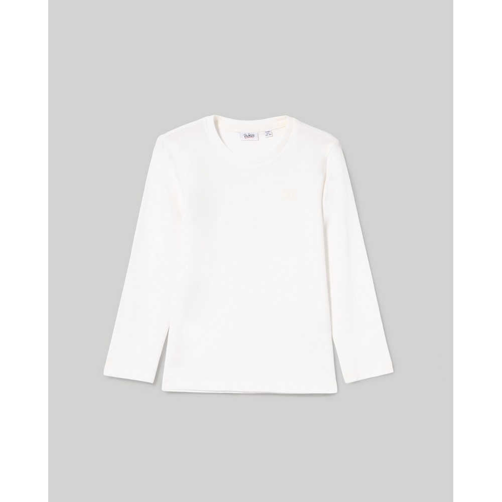 BLUKIDS MAJICA DUG RUKAV BRIGHT WHITE