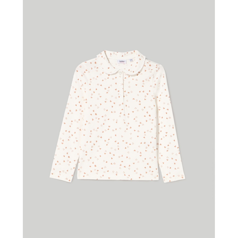 BLUKIDS MAJICA POLO DUG RUKAV SNOW WHITE