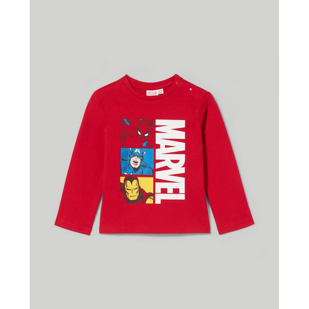 BLUKIDS MAJICA DUG RUKAV RIBBON RED