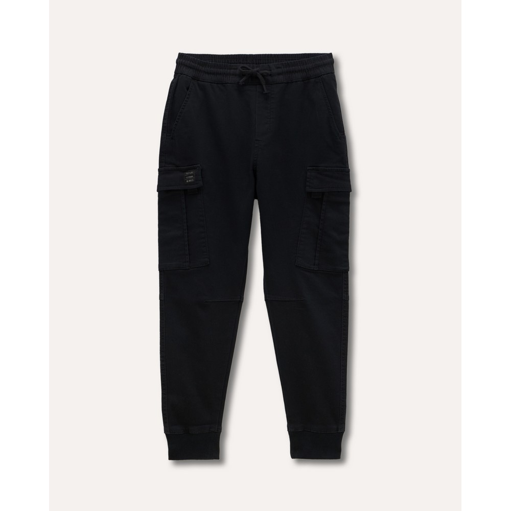 BLUKIDS PANTALONE JET BLACK 