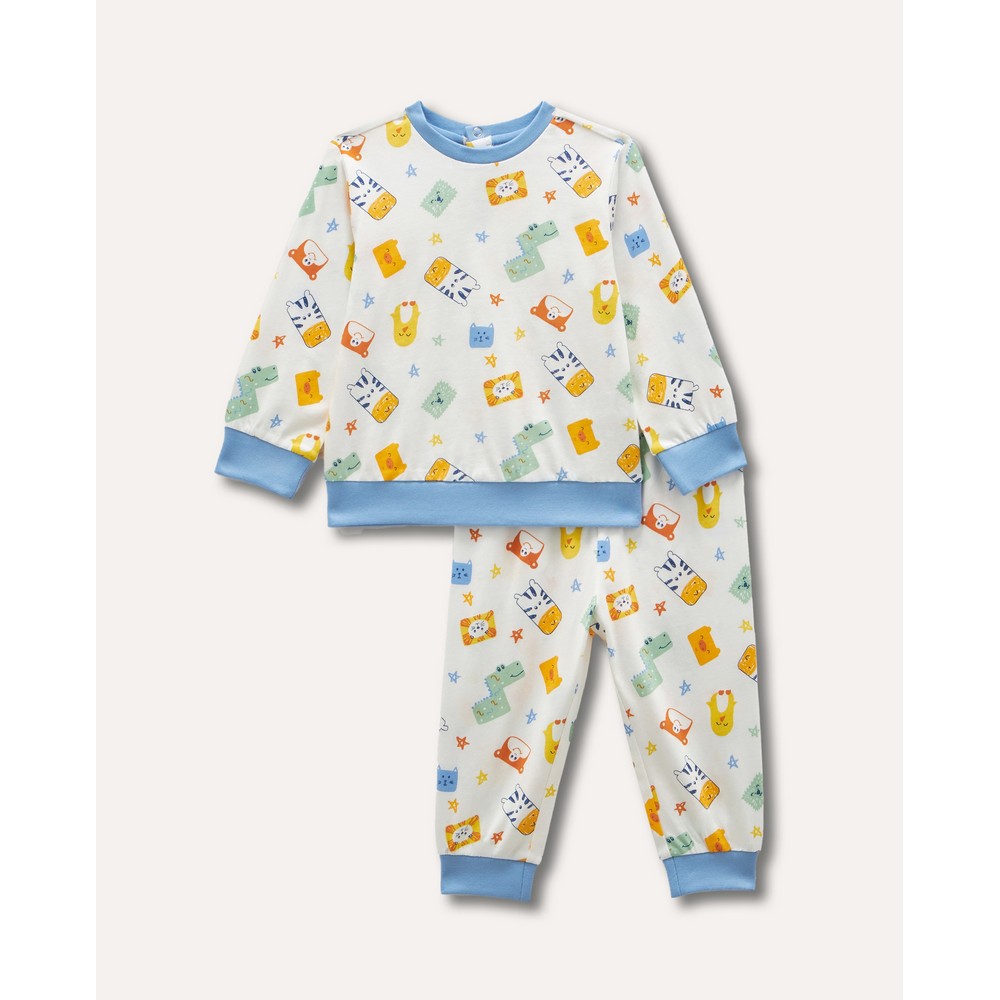 BLUKIDS PIDZAMA OFF WHITE